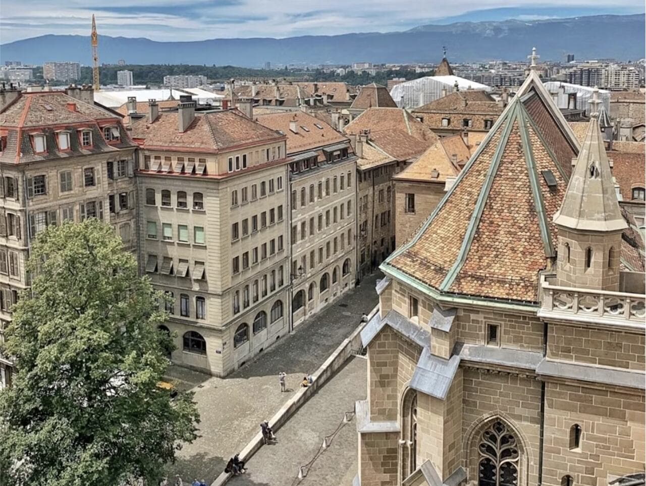 Through the French part of Switzerland