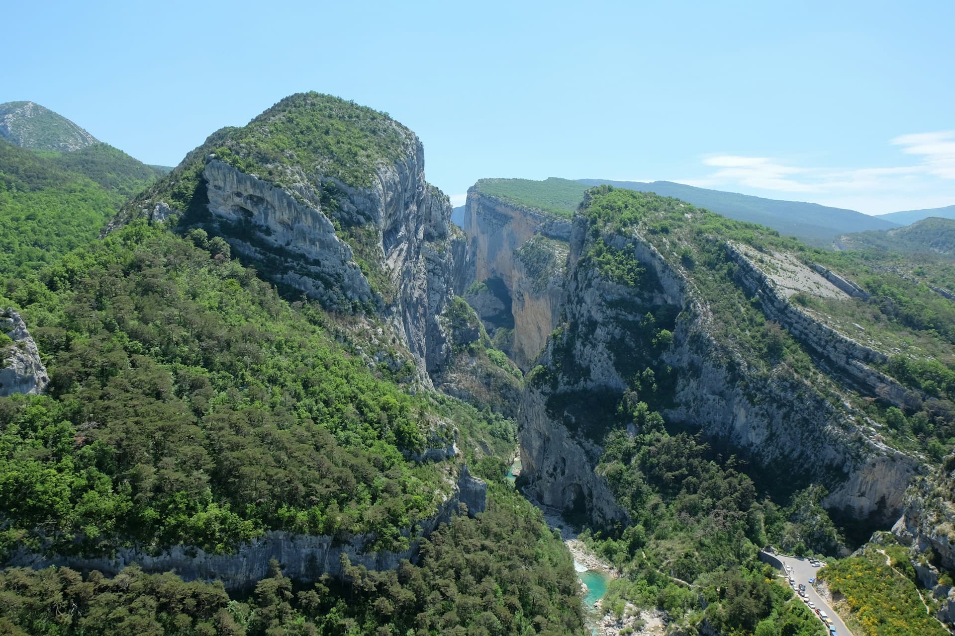 On the Corniche of the Gorges du Tarn