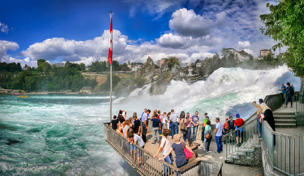 Rhine Falls near Schaffhausen